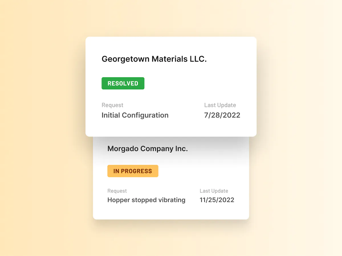 Direct customer feedback