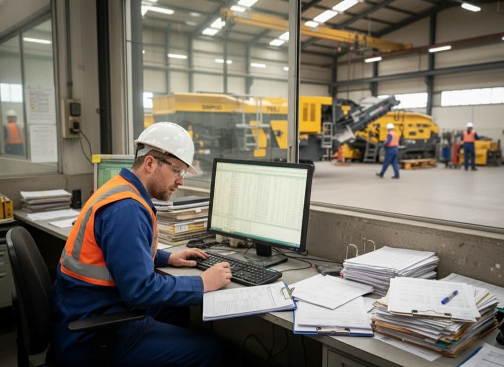 Hours of Manual Work Per Machine