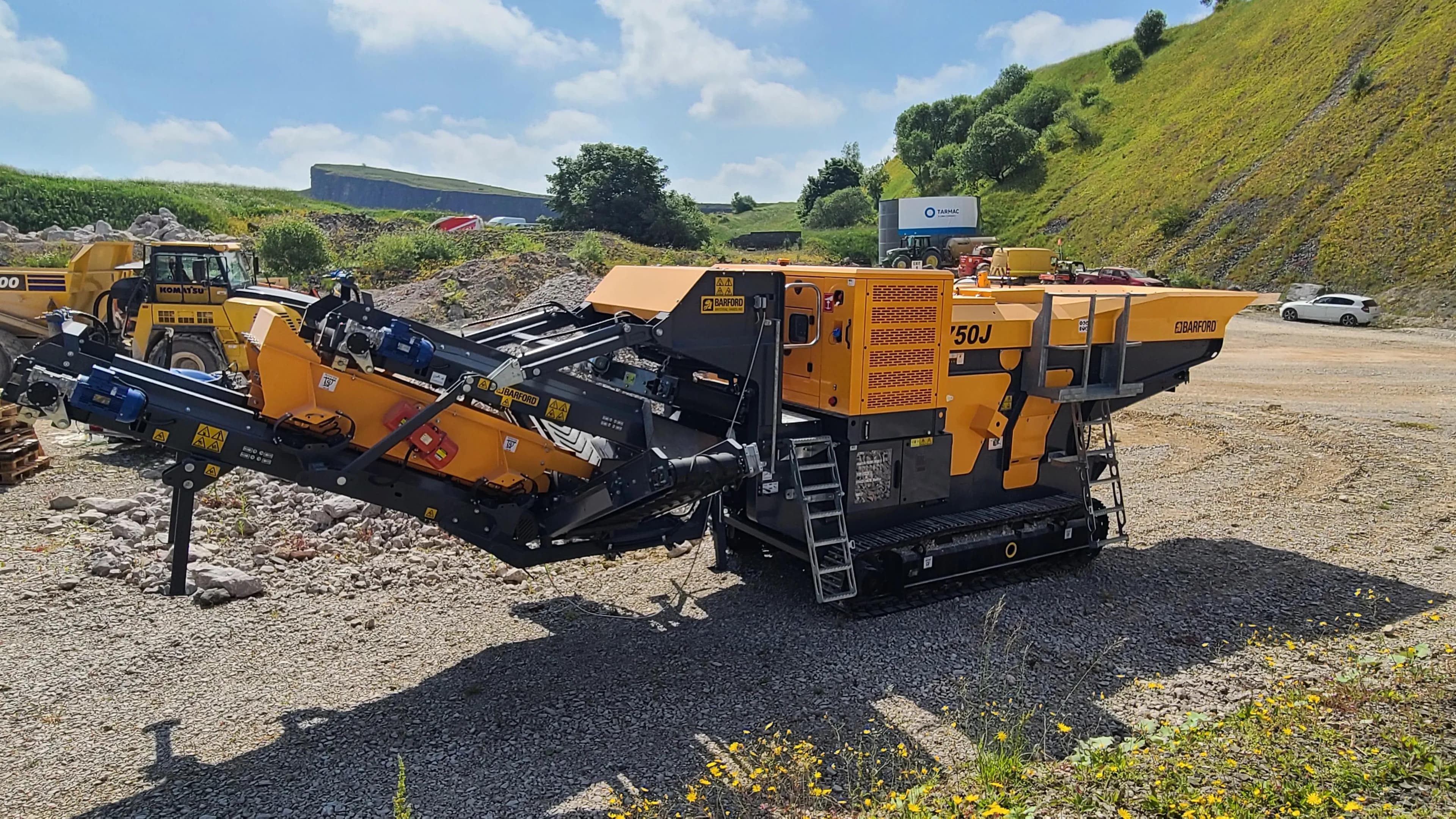 Barford 750J Crusher - Concrete recycling