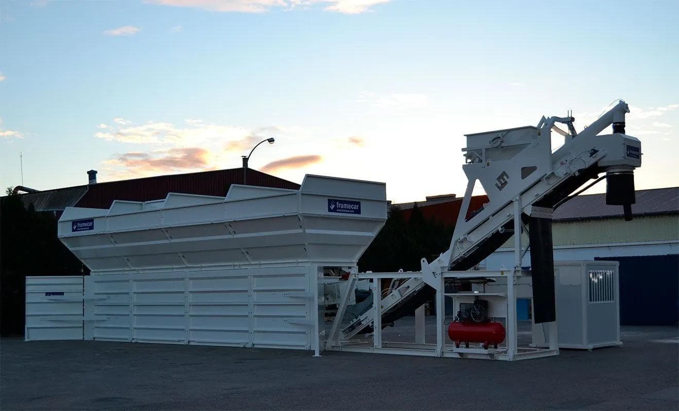 Frumecar Dry 2000L - Dix Mix Concrete Batch Plant on site in america