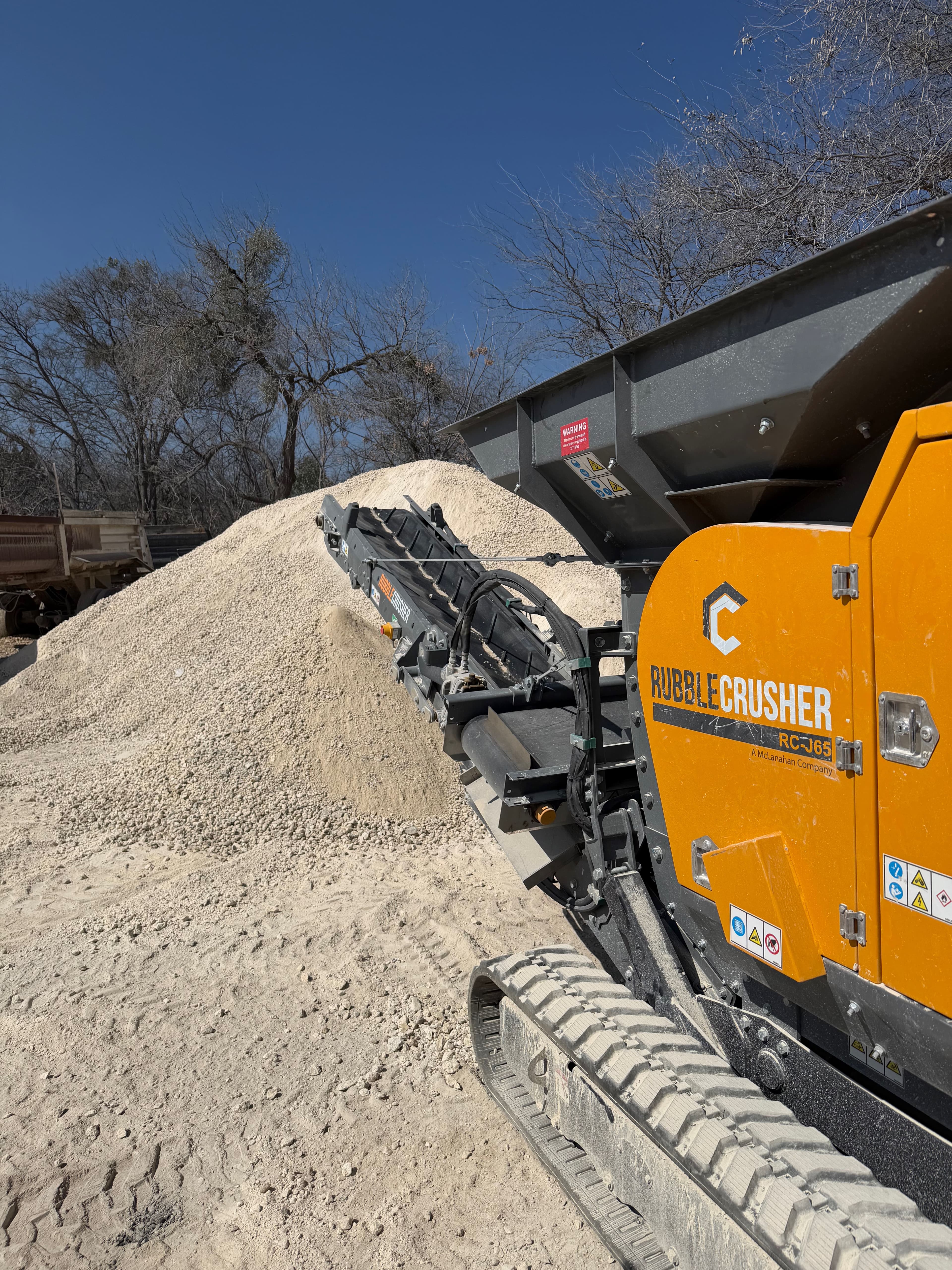 Rubblecrusher RCJ65T Jaw Crusher Recycling Ready Mix Washout