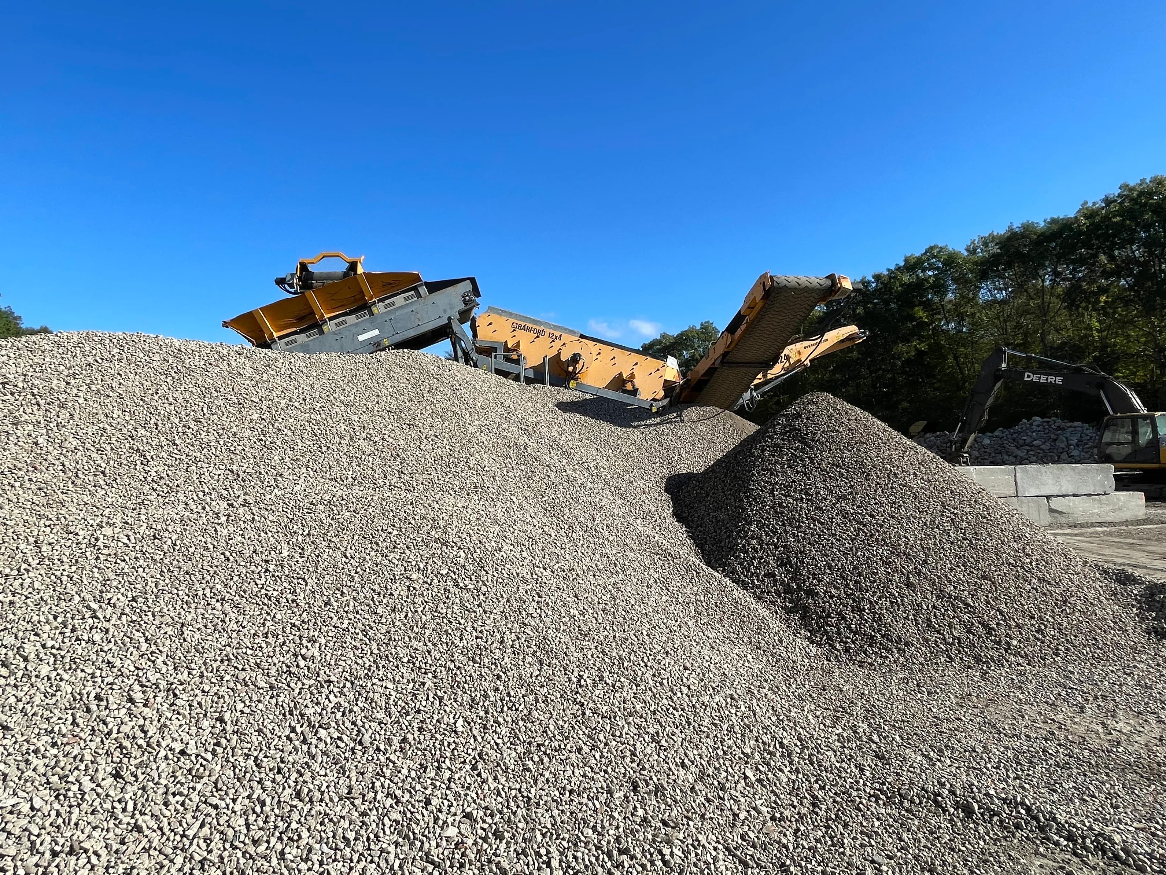 The Money Pile: 3/4" Inch Stone Ready for Sale