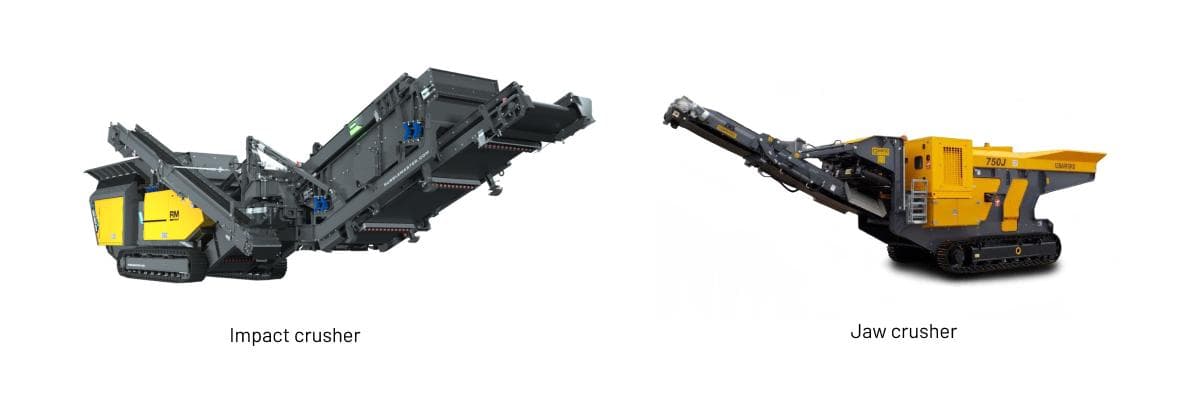 Jaw vs impact crusher