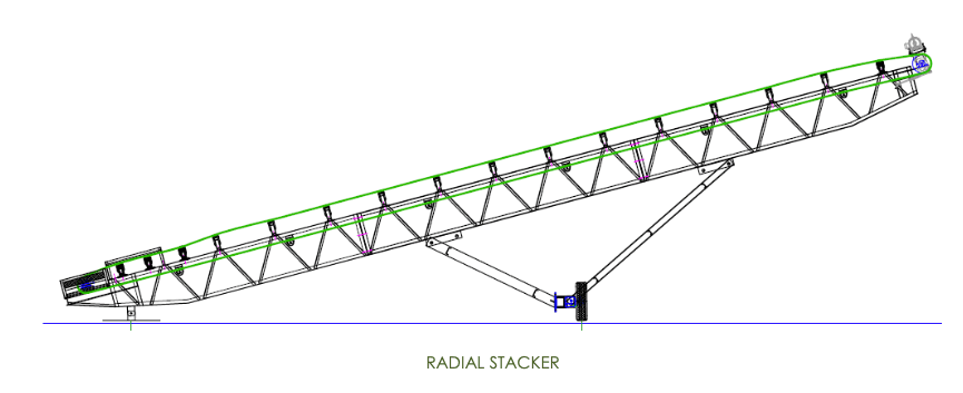 radial stacker
