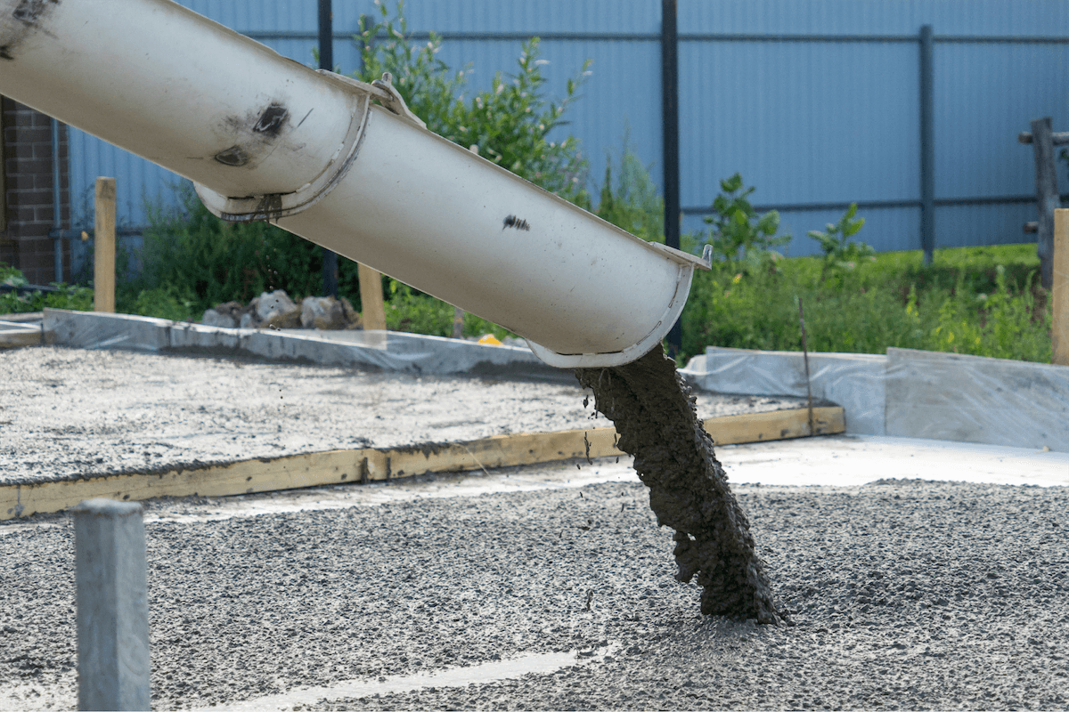 concrete pouring