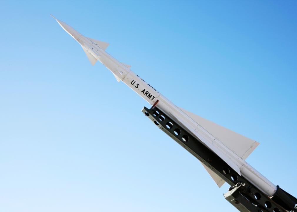 A guided missile