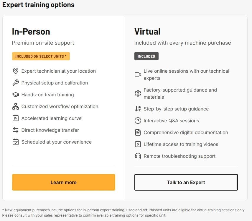 What's included in a virtual commissioning vs in-person commissioning