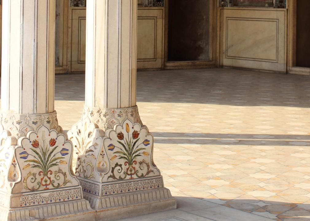 Custom ornate columns