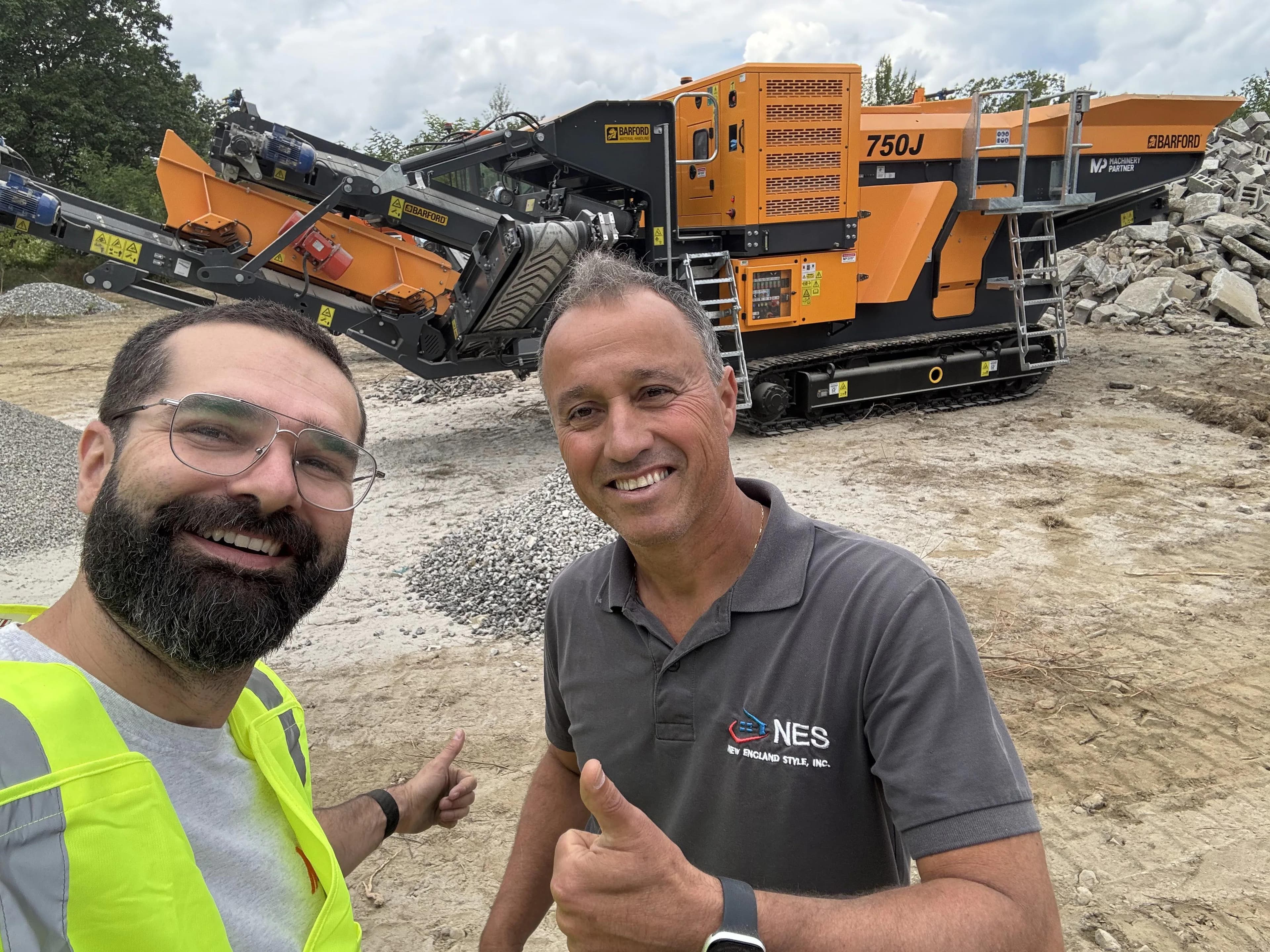 New England Style Happy with Their New Jaw Crusher