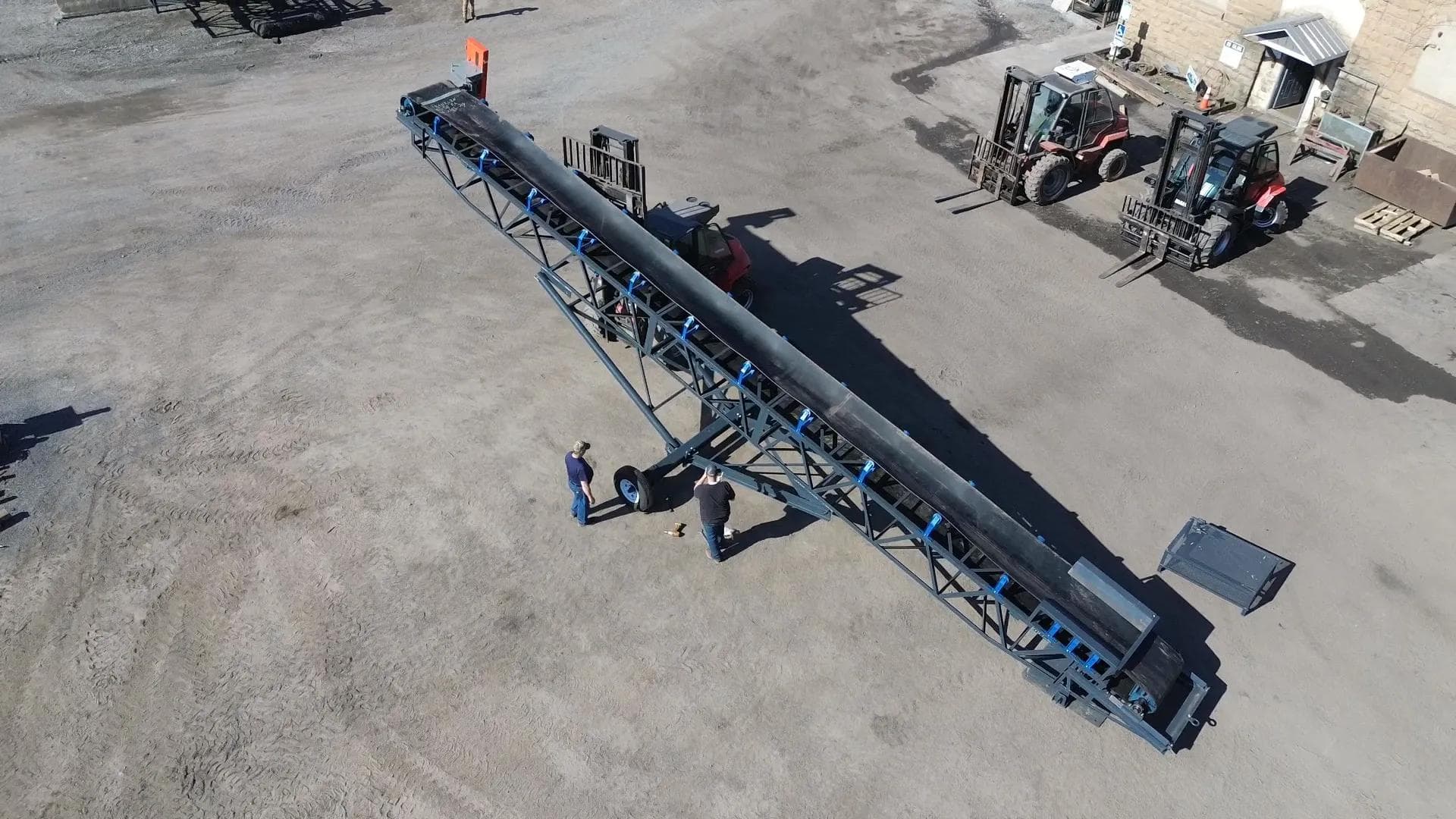 Portable Stackers semi static radial conveyor